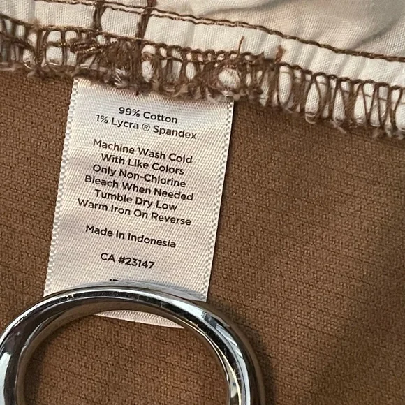 EUC Talbots Tan Corduroy Mini Pencil Skirt Casual - Picture 4 of 6